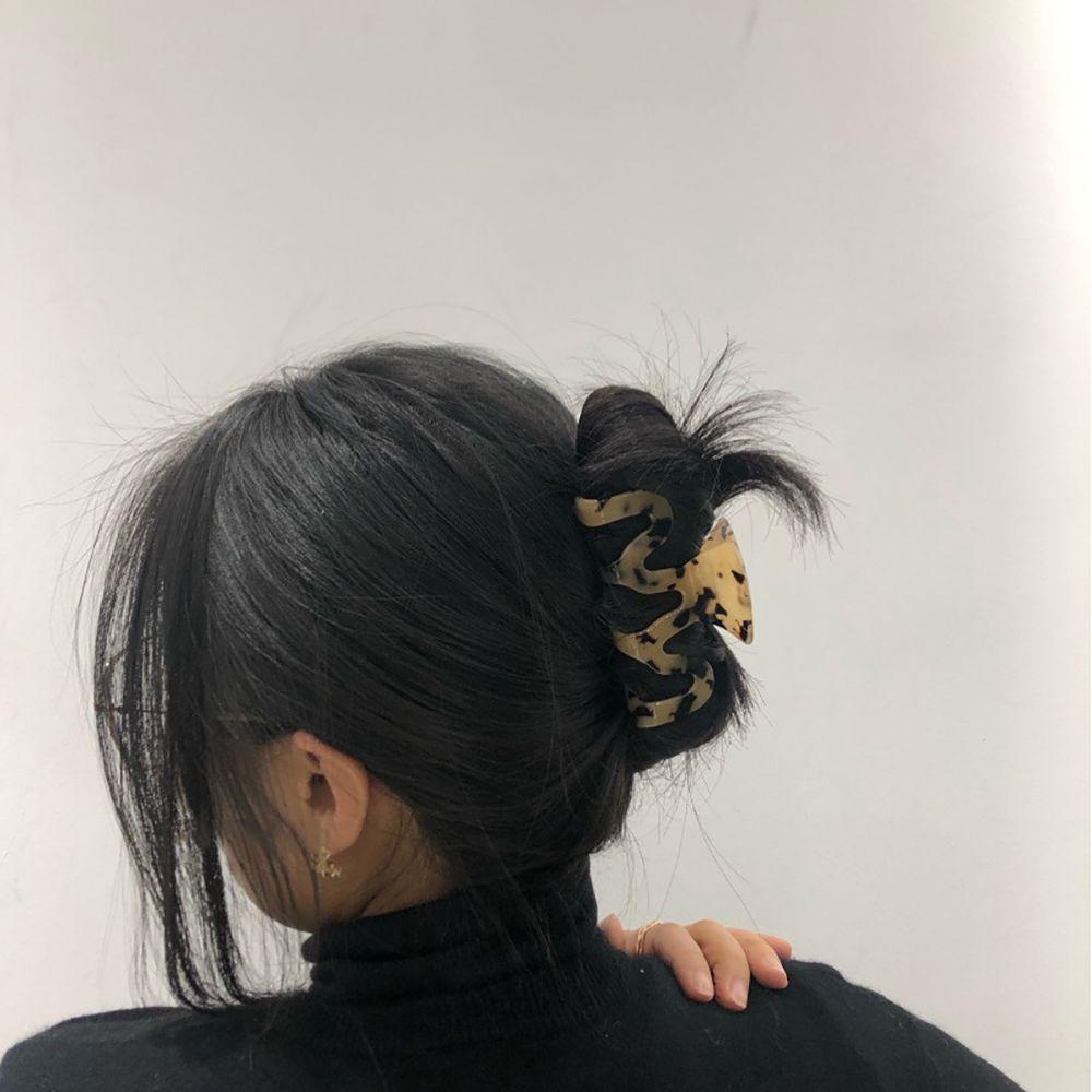 Agustin M Bentuk Cakar Rambut Kepribadian Sederhana Hiasan Kepala Mencuci Muka Perempuan Gadis Women Hair Clip