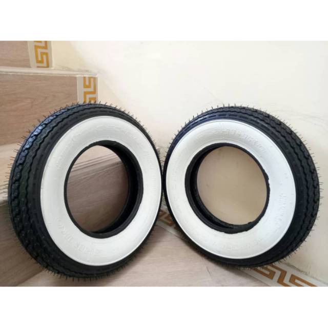 Ban shinko whitewall ring 8 ukuran 3.50 vespa vbb vnb vba super ps original