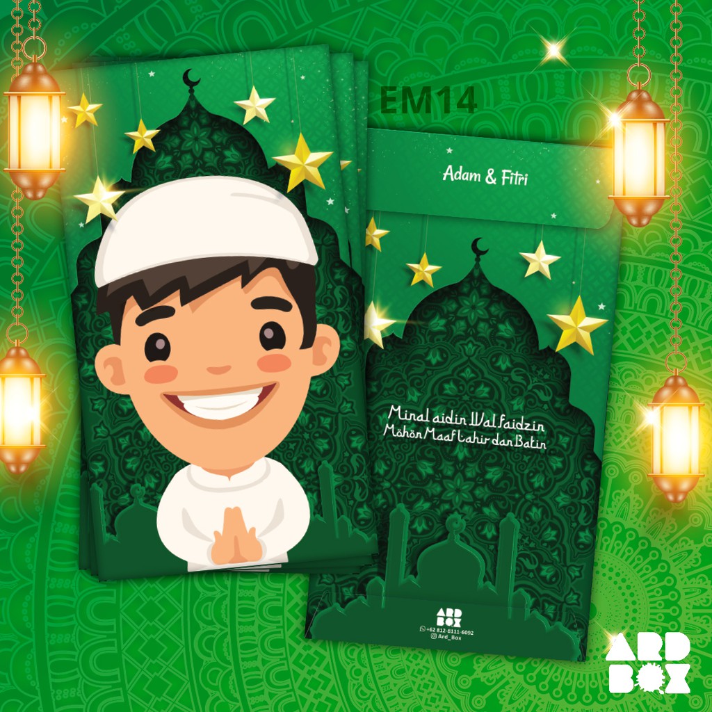 

Amplop Lebaran Idul Fitri Angpao Uang THR Custom Desain Terbaru EM14