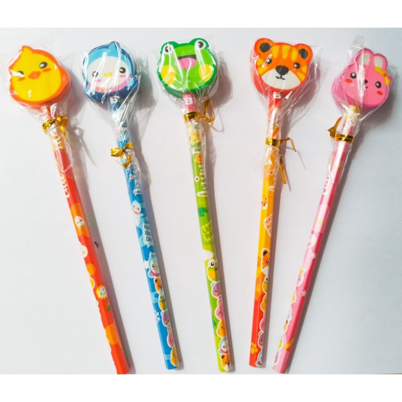 

Pensil/Pensil 2b/Penghapus/Pensil karakter hewan