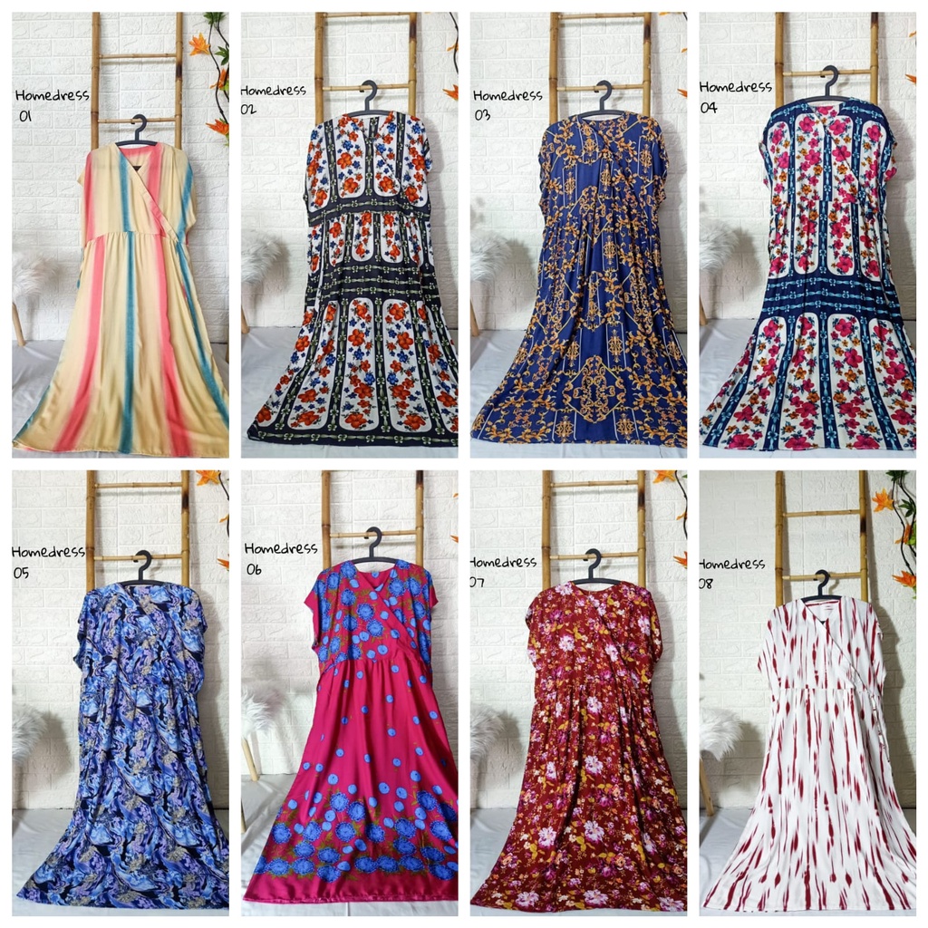 Longdress Kimono Busui  | Talita Kimono Long Home Dress | Home Dress Kimono Jumbo LD 120