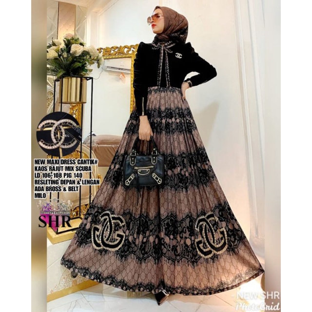 READY NEWW ORY SHR MAXI DRESS U REMPEL-5