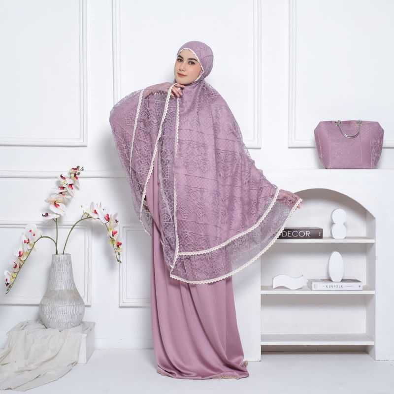 mukena brokat