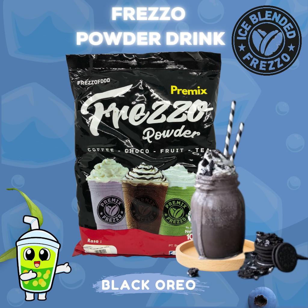 Frezzo Bubuk Minuman Rasa Black Oreoo / Black Oreoo Powder 1 Kg