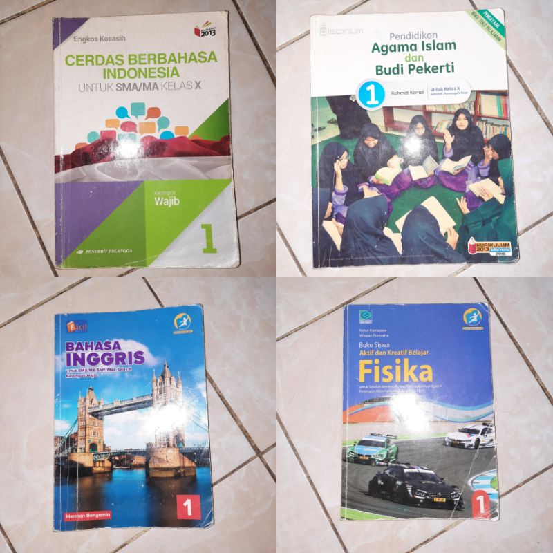 

[PRELOVED] BUKU PAKET SMA KELAS 10 / KELAS 1 SMA ERLANGGA FACIL GRAFINDO PLATINUM