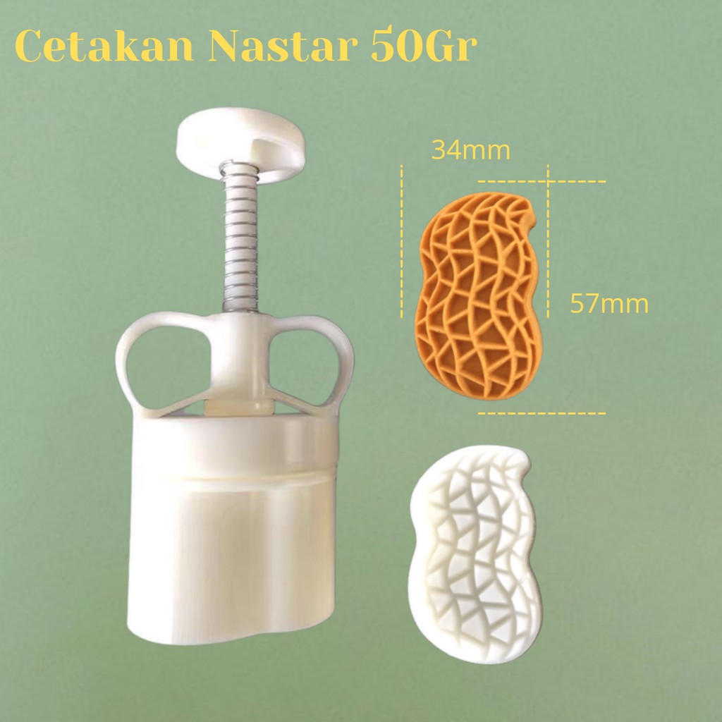 Cetakan Nastar Kacang TAIWAN / Cetakan Mooncake Kacang / Mooncake Mold