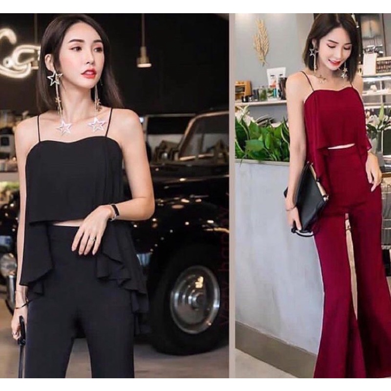 Laura Set Jumpsuit Scuba | Jumpsuit Wanita