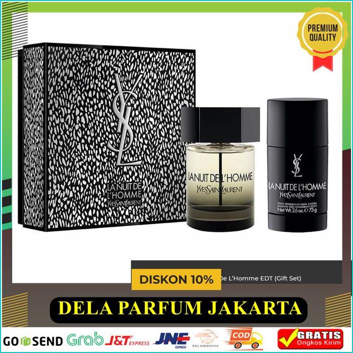 YSL LA NUIT DE LHOMME EDT - PARFUM ORIGINAL GIFT SET BEST PRODUK