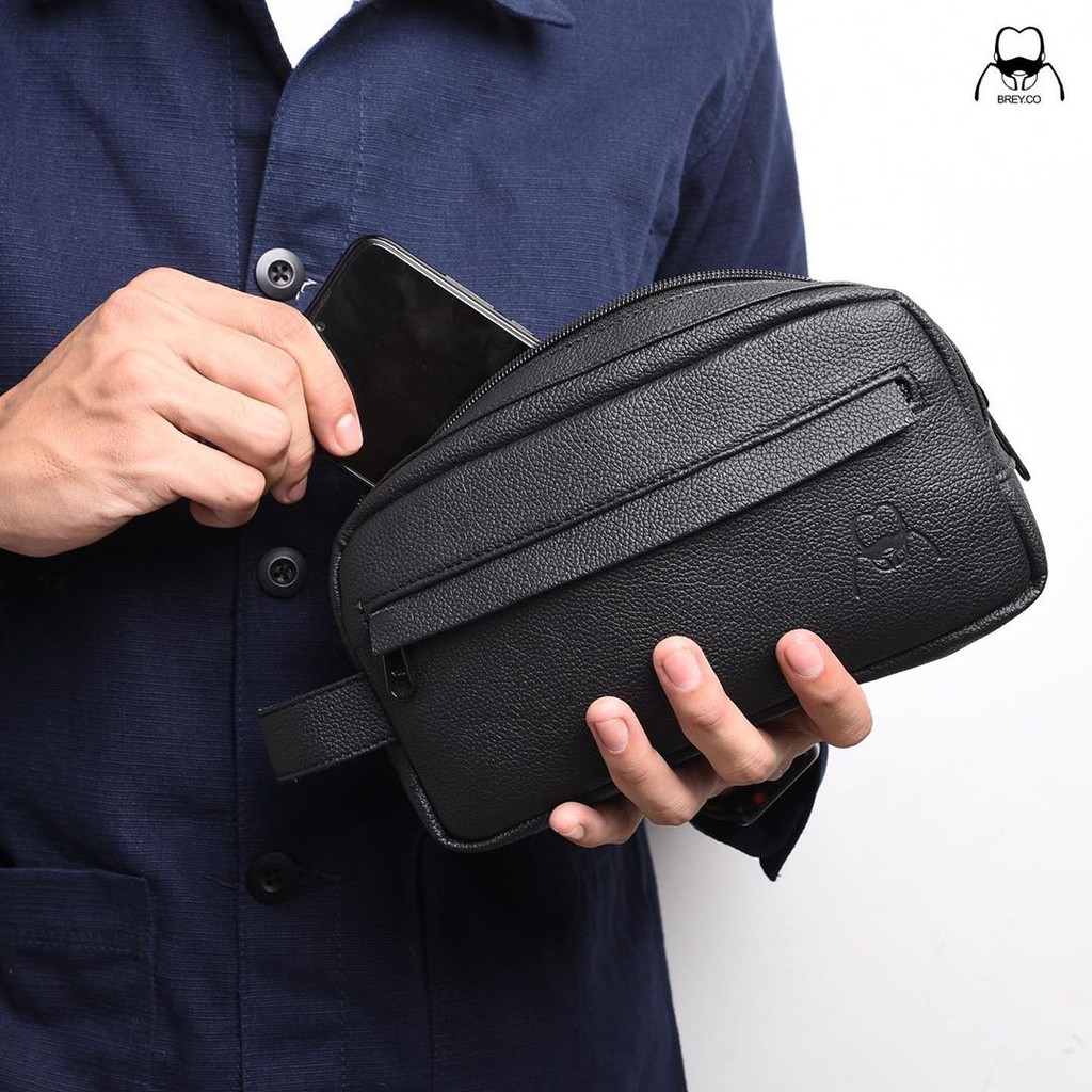 Lora Pouch Bag Breyco Dompet Hp Pria Tas Pria Pouch Hp Tas Kecil Pria Pouch Leather Tas Tangan