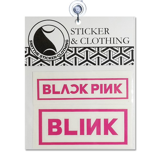 Stiker KPOP BLINK BP Cutting Sticker Waterproof Decal akesoris Mobil Motor