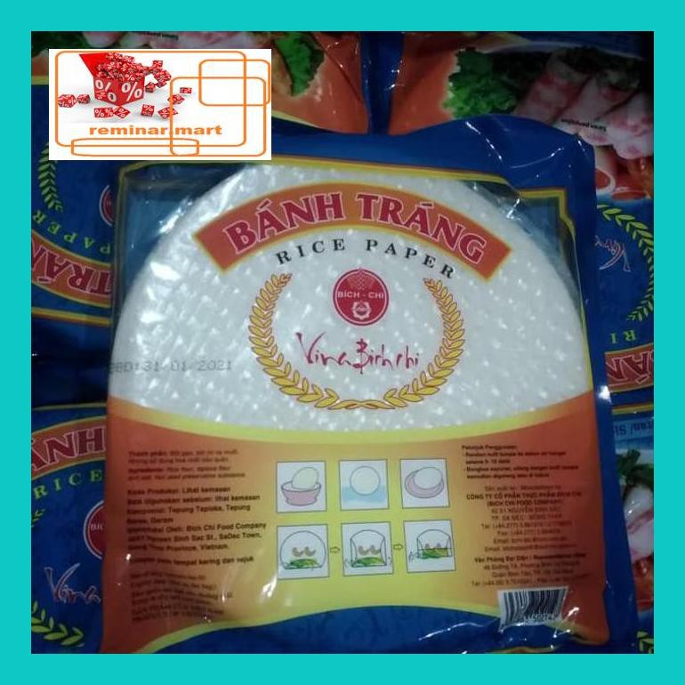 S0Bers Kulit Lumpia Vietnam 400Gr Banh Trang Rice Paper 22Cm Ric0S50B