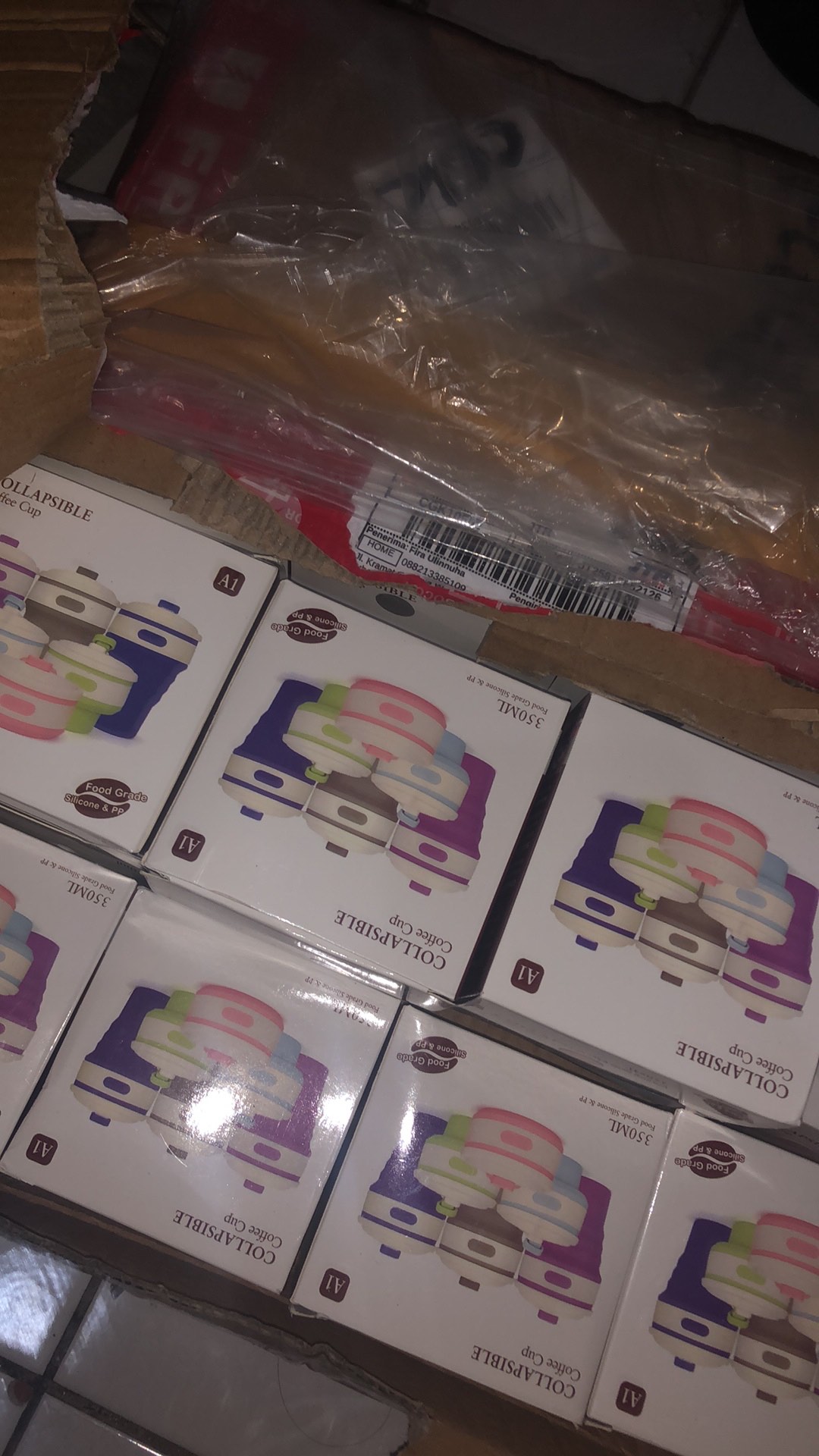 Foldable Cup / Gelas Lipat Multifungsi / Silicone Cup Sedotan -yoyosoo