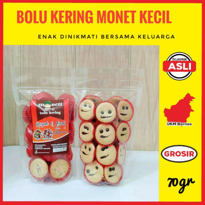 

Bolu Kering Monet Kecil Oleh Oleh Banjarmasin Kalimantan