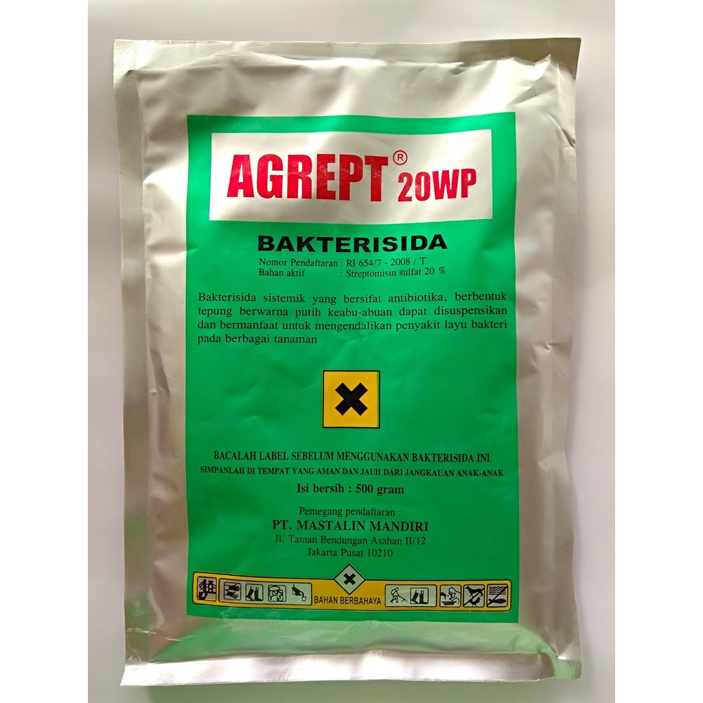 Bakterisida Agrept 25wp 500gr