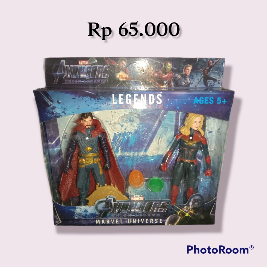 figure karet isi 2 / mainan anak / robot figure