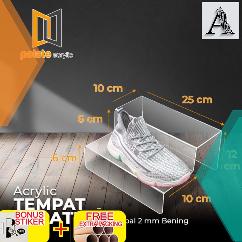 

Grosir Akrilik tempat sepatu / Akrilik display sepatu / Akrilik display tas