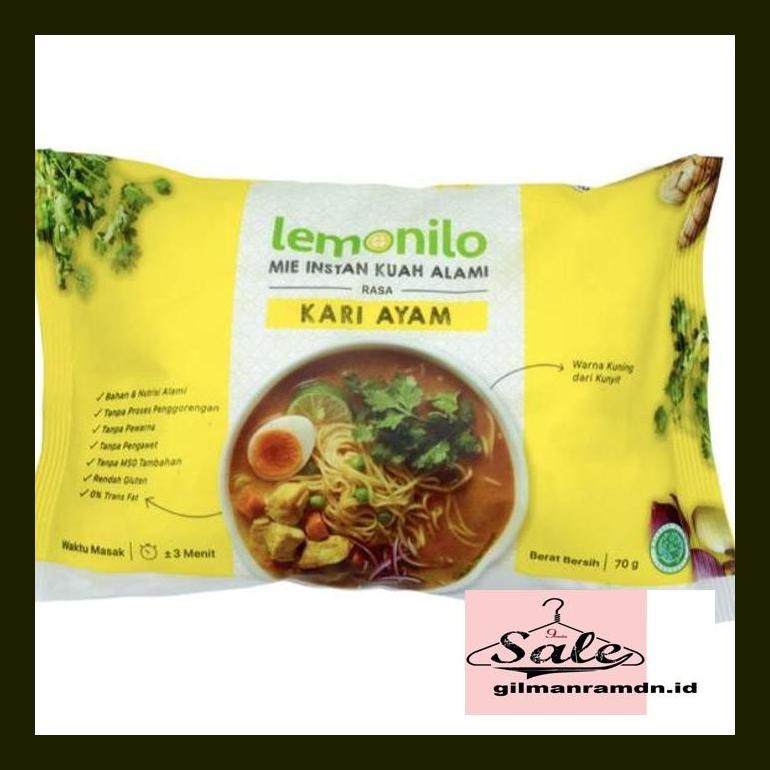 

S40Cgils Lemonilo Mie Kuah Instan Alami Rasa Kari Ayam Fls40Ggs