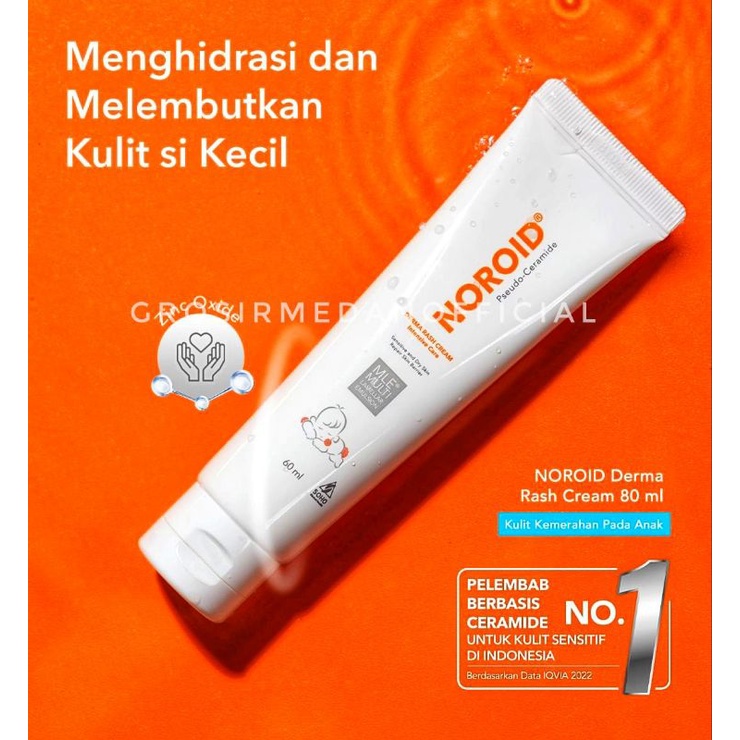 NOROID PELEMBAB KULIT MERAH KERING GATAL - DERMA RASH CREAM - SOOTHING LOTION - SOOTHING CREAM - DERMANEWAL