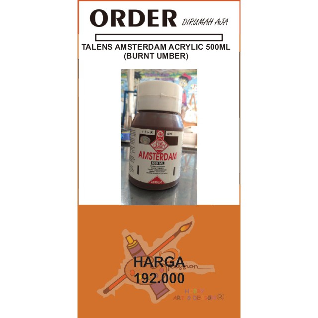 

TALENS AMSTERDAM ACRYLIC 500ML (BURNT UMBER)