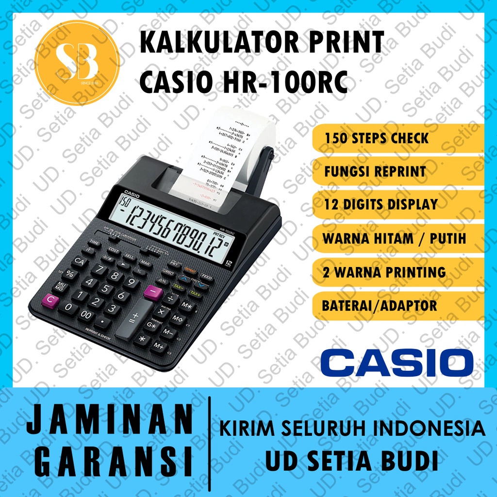 

Kalkulator Printing Casio HR-100RC Asli dan bergaransi