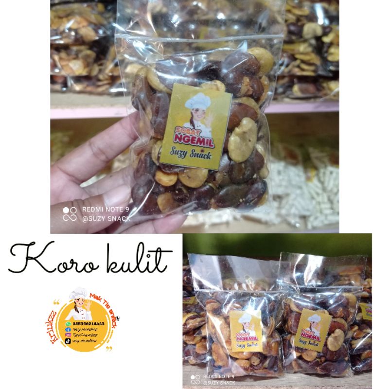 

kacang koro kulit/snack koro murah