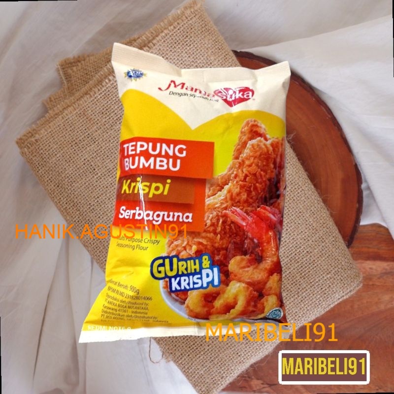 

Mama Suka Mamasuka Tepung Bumbu Krispi 900gr / Tepung Bumbu Serbaguna Maribeli91