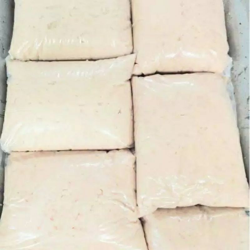 

IKAN TENGGIRI GILING SEGAR SUPER 1 KG BAHAN PEMPEK SIOMAY