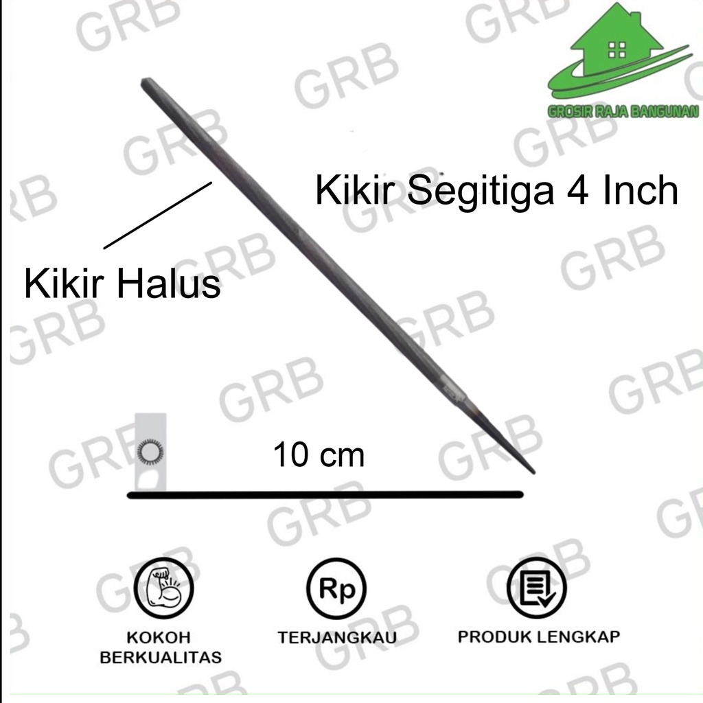 KIKIR BESI BULAT GG.SERBAGUNA UK.8" / KIKIR BESI SEGITIGA 4INCH/ KIKIR PLAT 6 INCH