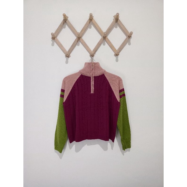 TURTLENECK SWEATER CROP ZIFER COMBO