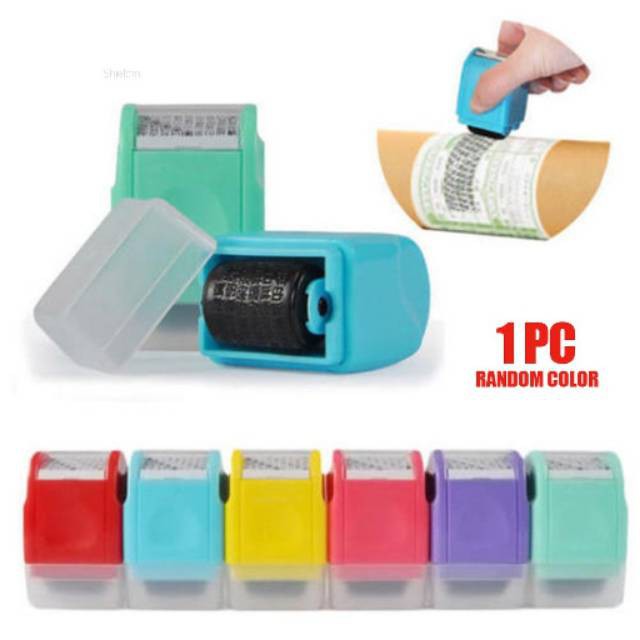 

Roller stamp / Stempel Pelindung Kode Rahasia, Penutup Data dan Alamat