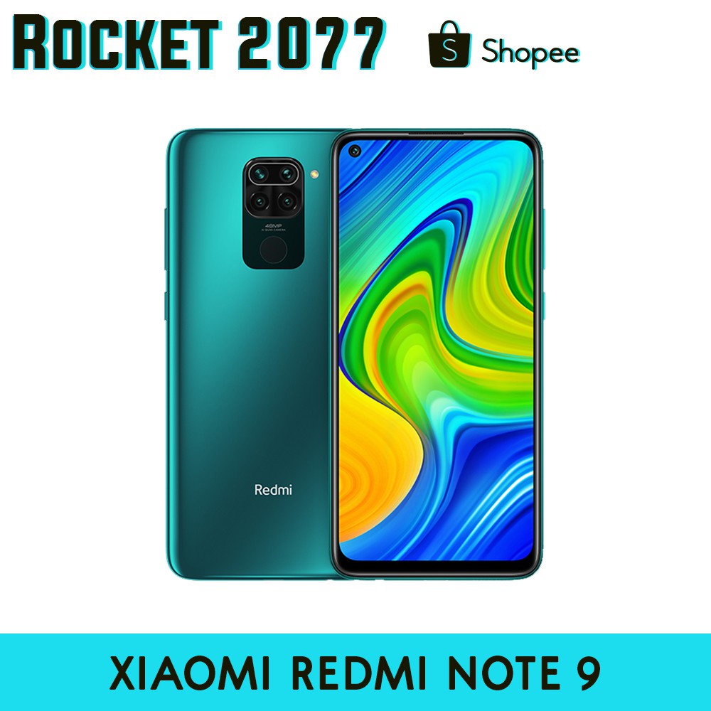 Xiaomi Redmi Note 9 4GB + 64GB Garansi Resmi