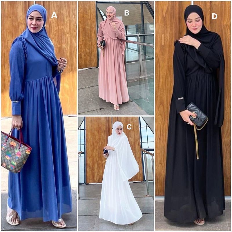 Set / setelan Salur Ori TRq / KHAWLA DRESS BY SHABIQ (PO 20 NOVEMBER)