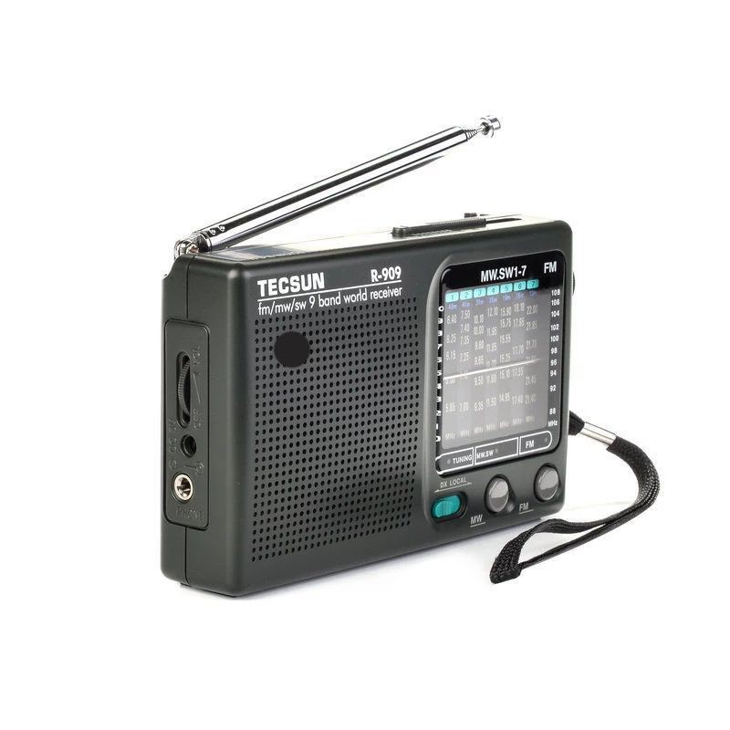 Tecsun R-909 AM FM SW 1-7 9 Band Receiver Portable Radio