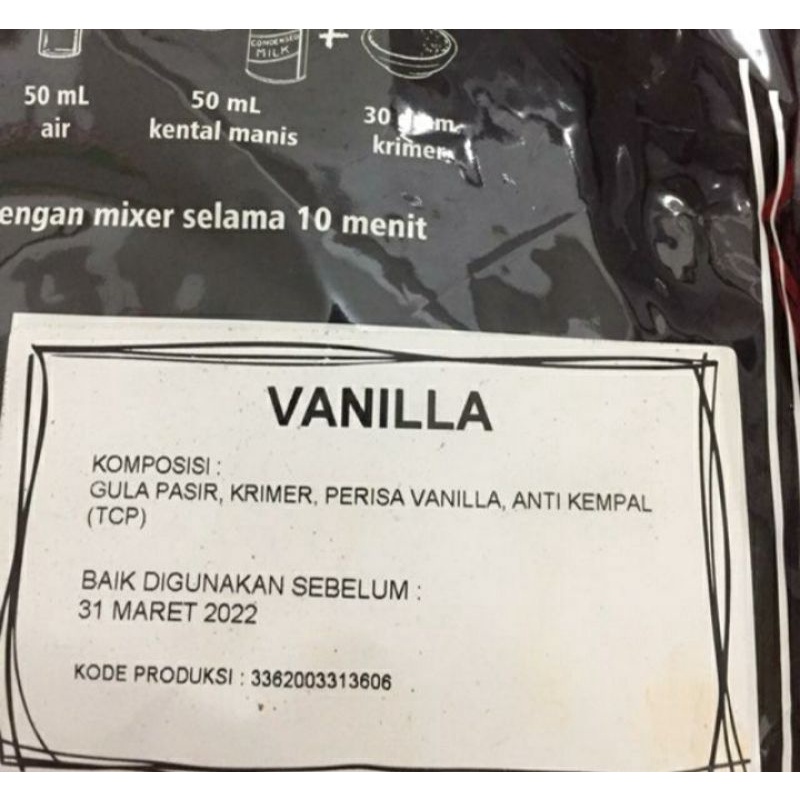 

VERLIN BUBUK MINUMAN PREMIUM RASA VANILLA