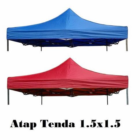 atap/ cover tenda lipat 1,5x1,5 ready murah