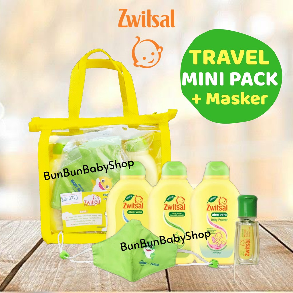 Zwitsal Mini Travel Pack Perawatan Kulit Bayi Perlengkapan Baby New Born Baju Baru Lahir Murah