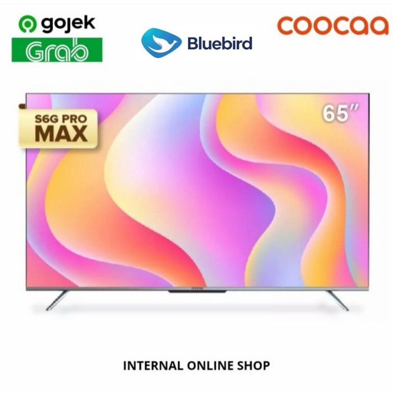 COOCAA 65S6G PRO MAX Smart TV 65 Inch 4K Digital TV Garansi Resmi