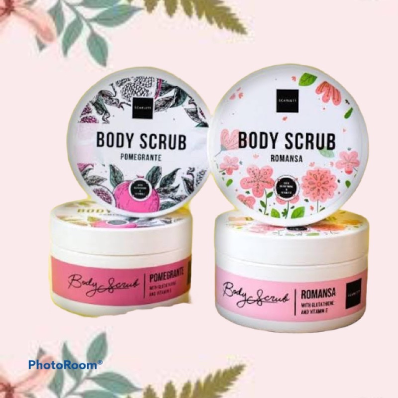 Scarlet body scrub // LULUR MANDI SCARLETT / SCARLET BODY SCRUB - LULUR SCARLET