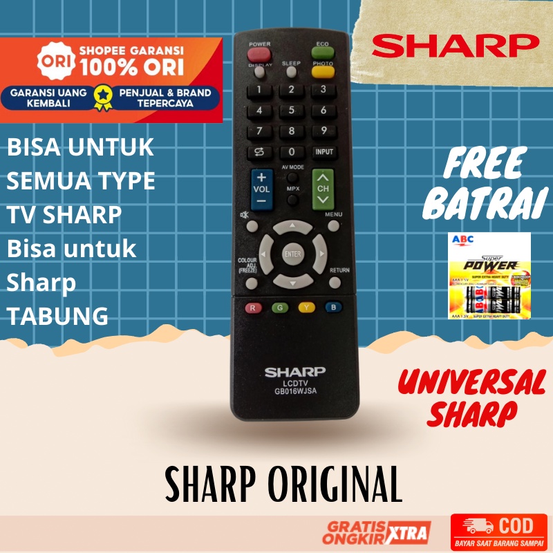 100% ORI Remote TV Sharp Aquos LCD LED Remot remote control