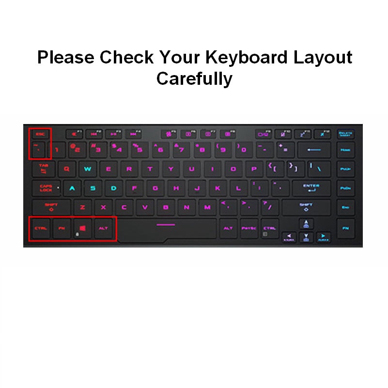 Cover Keyboard Untuk Asus ROG Zephyrus G GA502D GA502 GA502I GA502DU GA502 GX502 15.6 &quot;