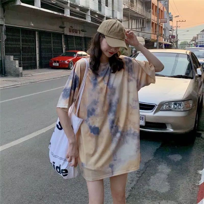 Kaos tie dye oversize