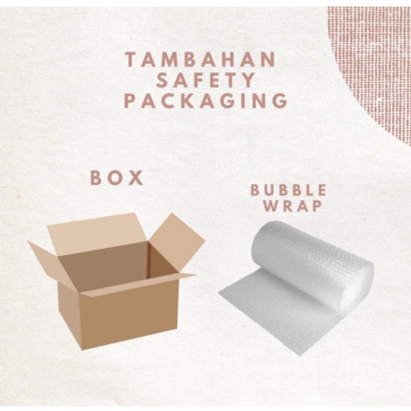 

Bubble wrap and Box