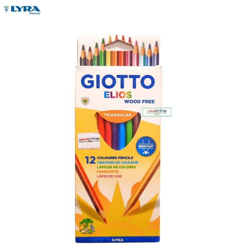 Pensil Warna Giotto Elios set 12 warna