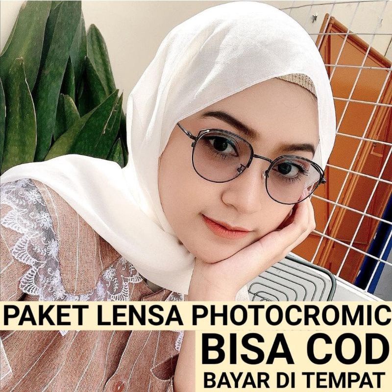 Kacamata minus (paket frame+lensa antiradiasi) | kacamata photocromic | kacamata kekinian | kacamata murah |  kacamata wanita | kacamata antiradiasi | kacamata 1308