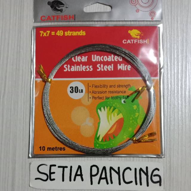 Catfish Wire/Neklin 7x7 Halus Lentur 20-40lb