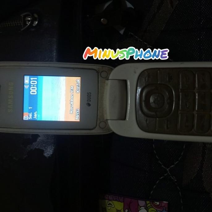 Terbaru Samsung Lipat E1272 Caramel Original