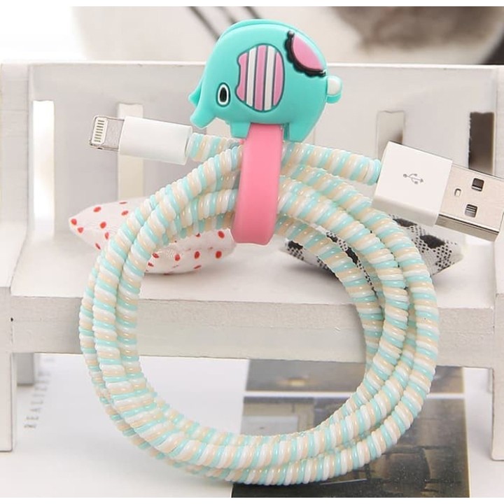 Pelindung Kabel USB Pelilit Kabel Handsfree Protector Cable