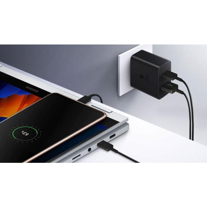 SAMSUNG 35W PD Power Adapter Duo USB-C + USB-A Super Fast OriginaL