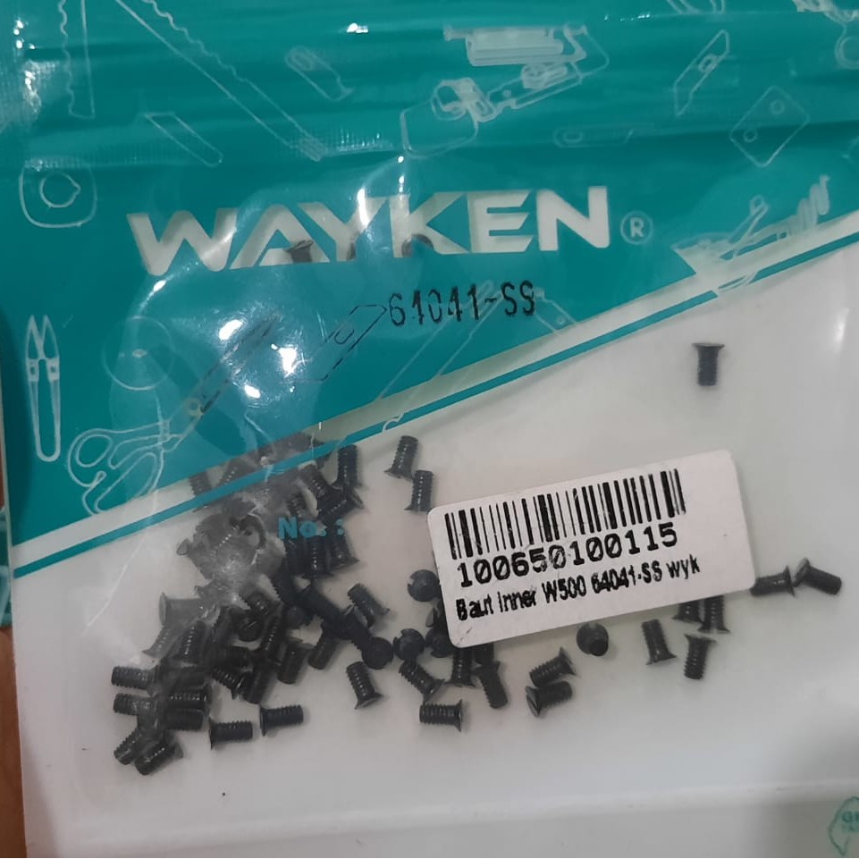 Baut Mesin Kam Overdeck / Baut Inner W500 64041-SS Wayken