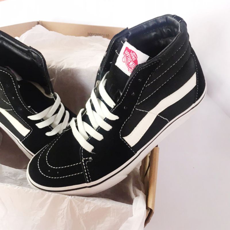 SALE VANS SK8HI BLACK WHITE JAPAN MARKET